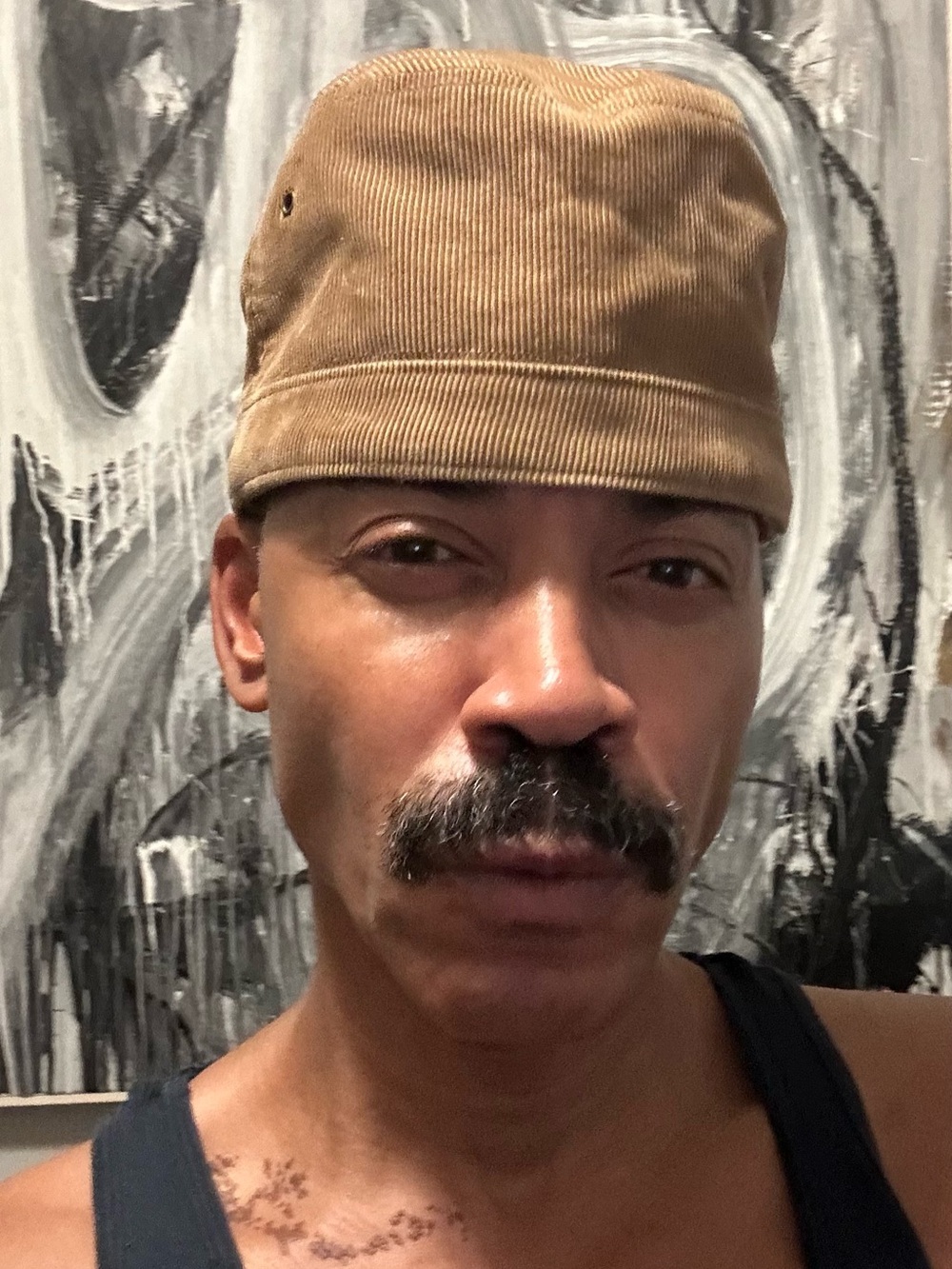 Club Monaco cord beanie hat